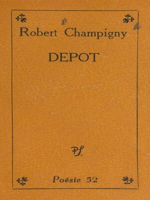 cover image of Dépôt